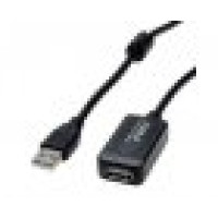 Kabel USB2.0 produžni aktivni sa ponavljačem, 15m, crni